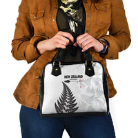 New Zealand 2025 Archery Shoulder Handbag Aotearoa Silver Arrows White