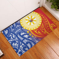 Philippines Rubber Doormat Pilipinas Polynesian Pattern