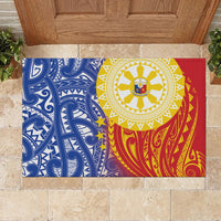 Philippines Rubber Doormat Pilipinas Polynesian Pattern