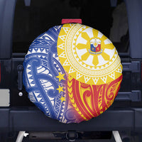 Philippines Spare Tire Cover Pilipinas Polynesian Pattern
