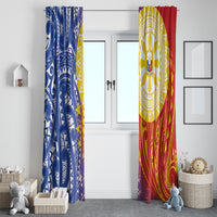 Philippines Window Curtain Pilipinas Polynesian Pattern