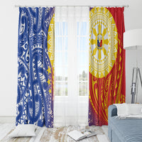 Philippines Window Curtain Pilipinas Polynesian Pattern