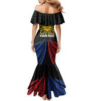 Personalized Philippines Independence Day Family Matching Mermaid Dress and Hawaiian Shirt Filipino 126th Anniversary Sun Tattoo