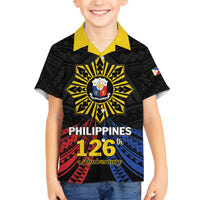 Personalized Philippines Independence Day Hawaiian Shirt Filipino 126th Anniversary Sun Tattoo