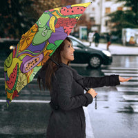 Hawaii Fruits Hippie Style Umbrella Vibrant Colorful
