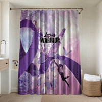 Polynesian Lupus Awareness Bathroom Set Butterfly Hologram Lupus Warrior