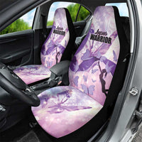Polynesian Lupus Awareness Car Seat Cover Butterfly Hologram Lupus Warrior