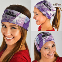 Polynesian Lupus Awareness Neck Gaiter Butterfly Hologram Lupus Warrior