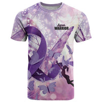 Personalized Polynesian Lupus Awareness T Shirt Butterfly Hologram Lupus Warrior