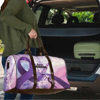 Polynesian Lupus Awareness Travel Bag Butterfly Hologram Lupus Warrior