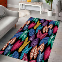 Hawaii Colorful Tropical Leaves Area Rug LT01 - Polynesian Pride