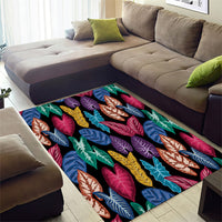 Hawaii Colorful Tropical Leaves Area Rug LT01 - Polynesian Pride