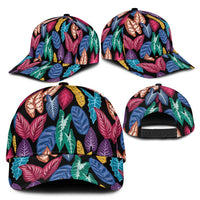 Hawaii Colorful Tropical Leaves Classic Cap
