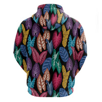 Hawaii Colorful Tropical Leaves Hoodie LT01 - Polynesian Pride