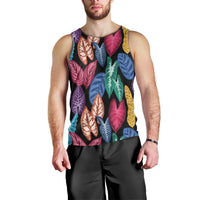 Hawaii Colorful Tropical Leaves Men Tank Top LT01 - Polynesian Pride