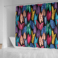 Hawaii Colorful Tropical Leaves Shower Curtain LT01 - Polynesian Pride