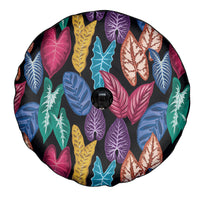 Hawaii Colorful Tropical Leaves Spare Tire Cover