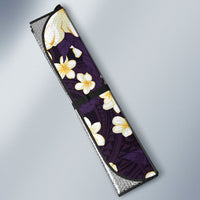 Hawaii Hibiscus Plumeria Purple Auto Sun Shade Polynesian Pattern LT01 - Polynesian Pride