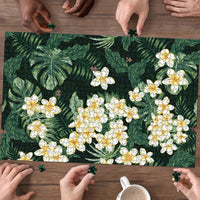 Hawaii Plumeria Tropical Leaves Puzzle Monstera Calathea Palm Fronds