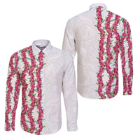 Hawaii Aalii Lei Family Matching Puletasi and Hawaiian Shirt Aalii Ku Makani