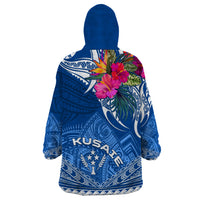 Kosrae Constitution Day Wearable Blanket Hoodie Kusaie Special Style LT01 - Polynesian Pride