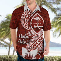 Hafa Adai Guam Hawaiian Shirt Polynesian Floral Red Pattern LT01 - Polynesian Pride