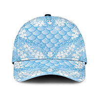Baby Blue Mermaid Puakenikeni Maile Lei Classic Cap