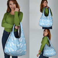 Baby Blue Mermaid Puakenikeni Maile Lei Grocery Bag LT01 - Polynesian Pride