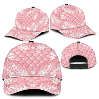 Soft Pink Mermaid Puakenikeni Maile Lei Classic Cap