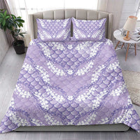 Lilac Mermaid Puakenikeni Maile Lei Bedding Set LT01 - Polynesian Pride