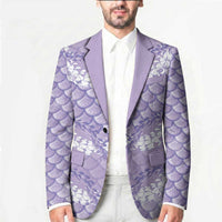 Lilac Mermaid Puakenikeni Maile Lei Blazer LT01 - Polynesian Pride