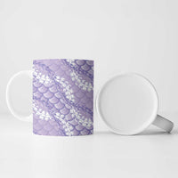 Lilac Mermaid Puakenikeni Maile Lei Ceramic Mug LT01 - Polynesian Pride