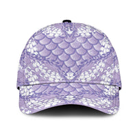 Lilac Mermaid Puakenikeni Maile Lei Classic Cap