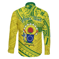 Kia Orana Cook Islands Family Matching Puletasi Dress and Hawaiian Shirt Turtle Yellow Green Polynesian Pattern LT01 - Polynesian Pride