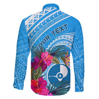 Yap Day Family Matching Tank Maxi Dress and Hawaiian Shirt Nam nu Waqab Tropical Flower LT01 - Polynesian Pride