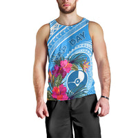 Yap Day Men Tank Top Nam nu Waqab Tropical Flower LT01 - Polynesian Pride