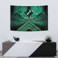 Personalised Aotearoa Matariki Tapestry Green Fern Maori Poutama