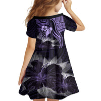 Polynesian Women Day 2024 Family Matching Off Shoulder Short Dress and Hawaiian Shirt Hibiscus Girl Tribal LT01 - Polynesian Pride