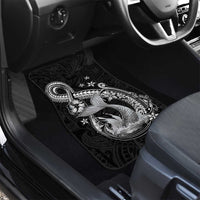 Hawaii Mermaid Monotone Car Mats Polynesian Pattern Fish Hook