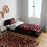 King Kamehameha Day Bedding Set Kakau Polynesian Pattern