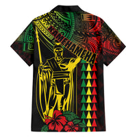 King Kamehameha Day Hawaiian Shirt Hawaii Kakau Reggae