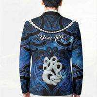 Personalized Maori Matariki Manaia Blazer Maori Kowhaiwhai Pattern Galaxy