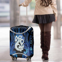 Maori Matariki Manaia Luggage Cover Maori Kowhaiwhai Pattern Galaxy