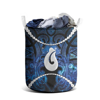 Maori Matariki Hei Matau Laundry Basket Maori Kowhaiwhai Pattern Galaxy