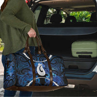 Maori Matariki Hei Matau Travel Bag Maori Kowhaiwhai Pattern Galaxy