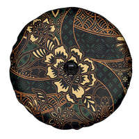 Indonesian Batik Pattern Vintage Brown Spare Tire Cover