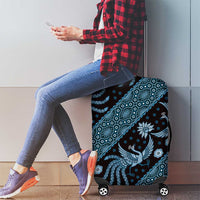Indonesia Batik Pattern Luggage Cover Blue Version