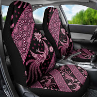 Indonesia Batik Pattern Car Seat Cover Pink Version