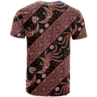 Indonesia Batik Pattern T Shirt Red Version
