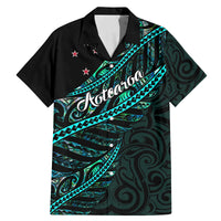 personalised-aotearoa-family-matching-mermaid-dress-and-hawaiian-shirt-silver-fern-mix-paua-shell-polynesian-pattern